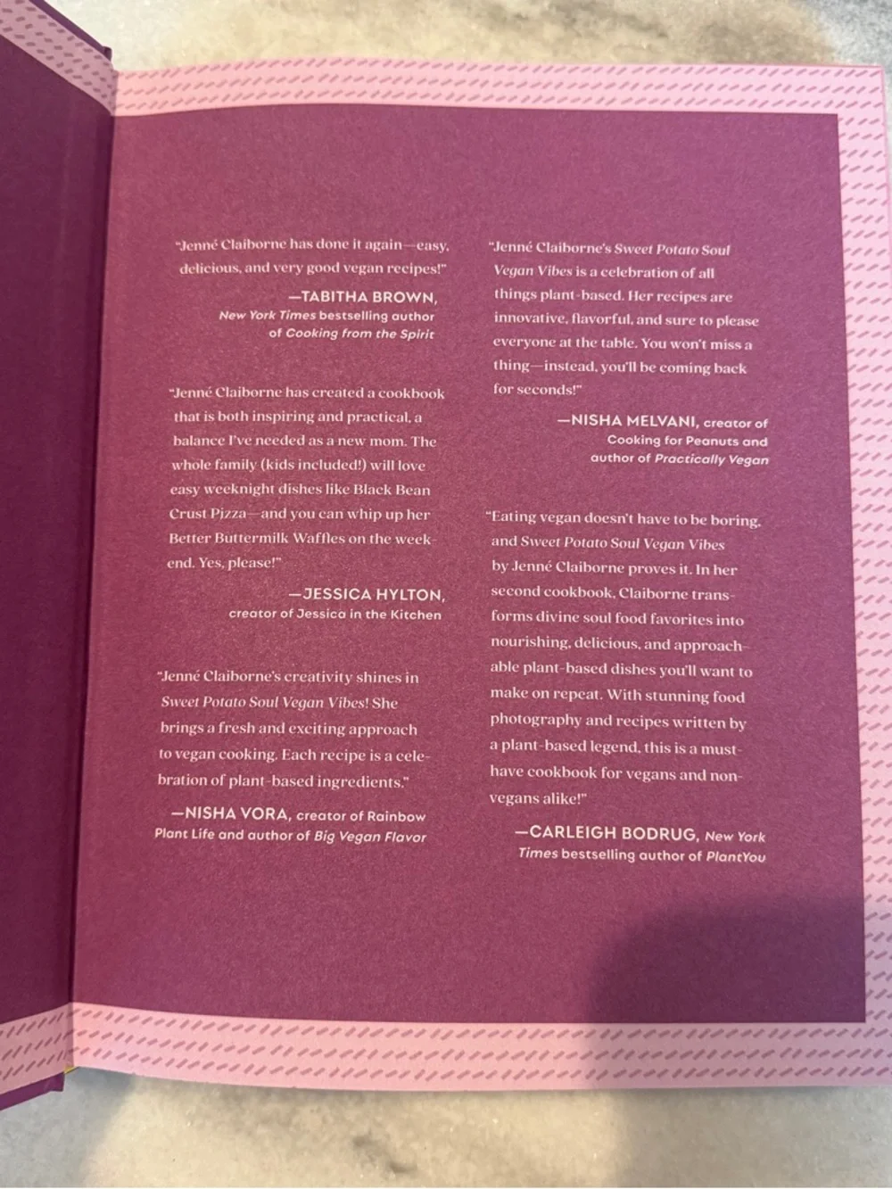 Sweet Potato Soul Vegan Vibes Cookbook Hardcover Jenné Claiborne Soulful Recipes
